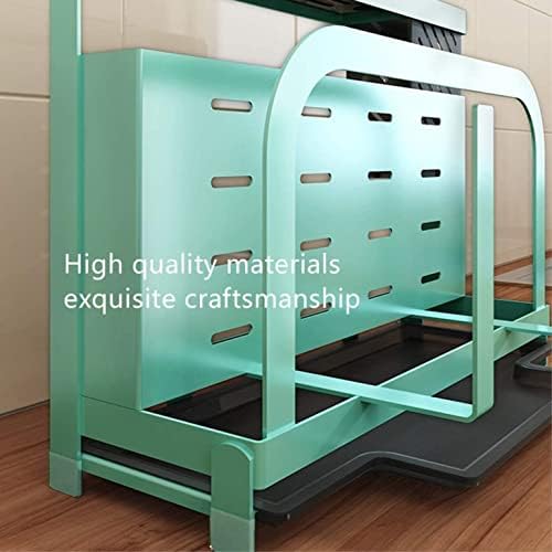 ZAEGO Kitchen Knife Holder Metal Knife Block Holder Kitchen Supplies White 332x114x25cm