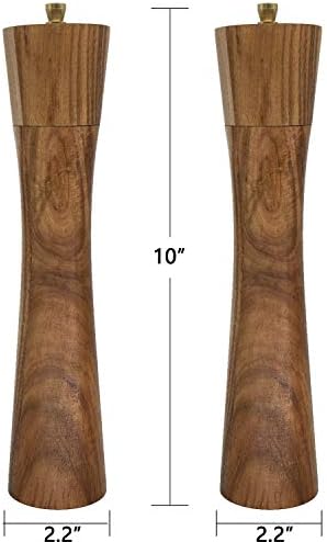 Elegant Acacia Wooden Pepper Grinder Salt Mill