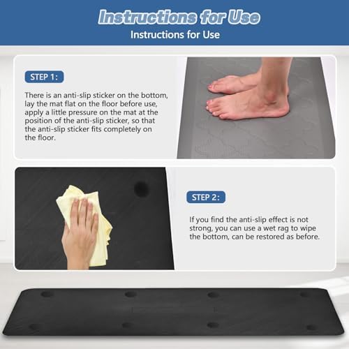 Anti-Fatigue Kitchen Mat Ergonomic 78 inch
