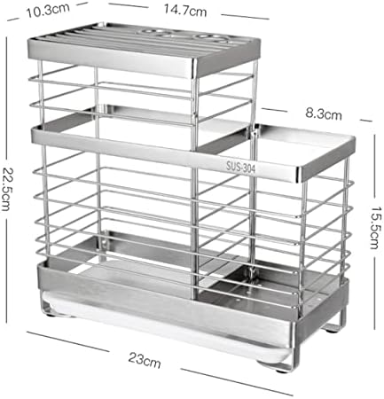 Stainless Steel Knife Holder Multi-USE Knives Storage Rack