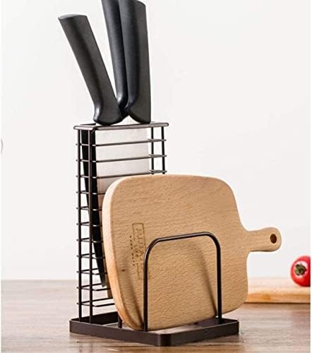 Sturdy Wrought Iron Knife Holder for Countertops