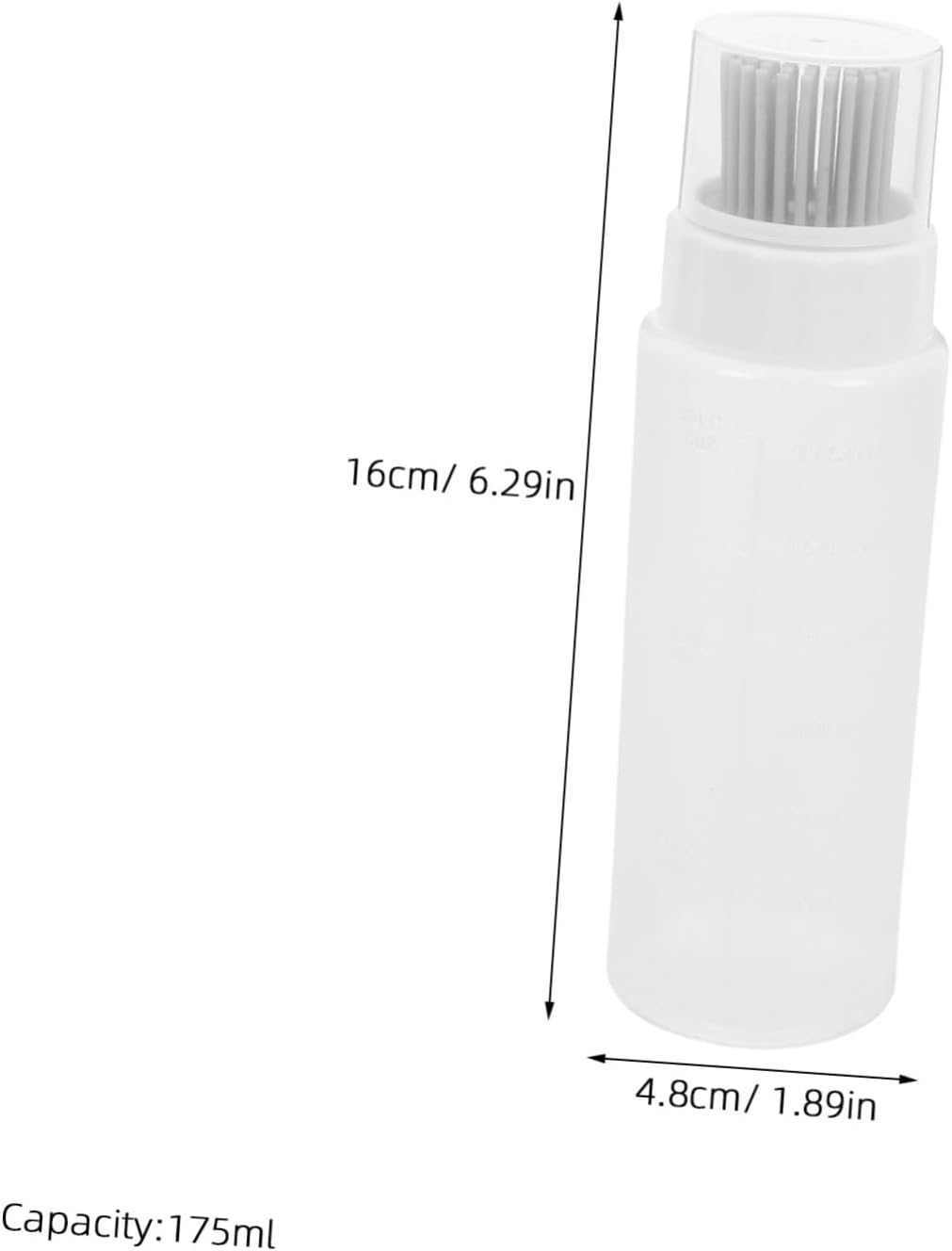 175ml Transparent Silicone Kitchen Condiment Bottles Set of 2