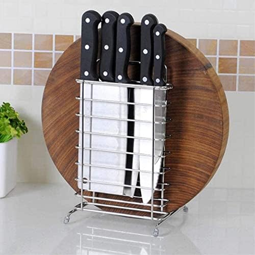Sturdy Kitchen Knife Holder Set with Stainless Steel Design