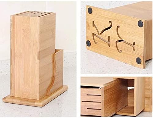 Eco-Friendly Bamboo Knife Holder for Kitchen Storage