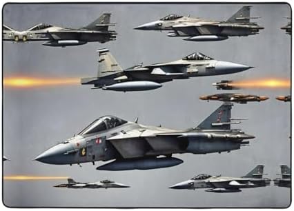 Aircraft Fighter jets Non-Slip Floor Mat