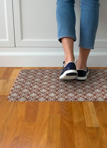 Terracotta Design Anti-Fatigue Mat for Home Kitchen
