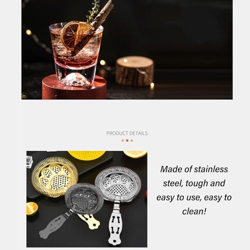 Cocktail Strainer Stainless Steel Bar StrainerProfessional Grade