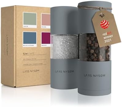 Enhance Flavor with LARS NYSM Salt and Pepper Grinder Set
