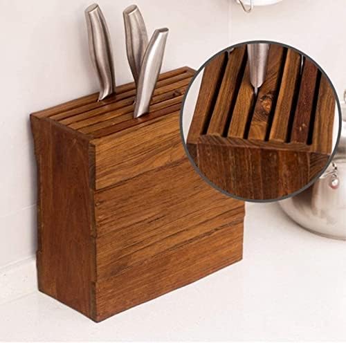 Contemporary Solid Wood Knife Holder