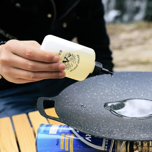 Oil Bottle Dispenser with Leakproof Spout and Measurement Marks
