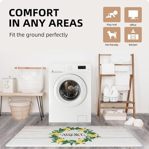 KOKHUB Anti-Fatigue Kitchen Mat Soft Cushioned for Standing Use