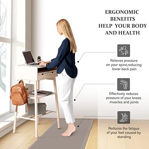 HappyTrends Kitchen Mat Comfort for Standing in Style