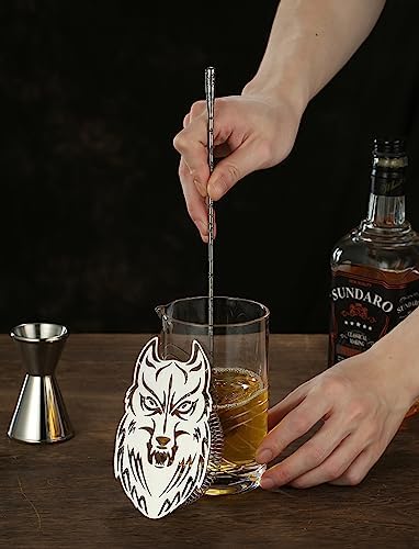 Cocktail Geek Wolf Shape Design Bar Strainer