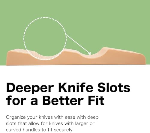 Space-Saving 11-Slot Knife Organizer for Kitchen Drawers
