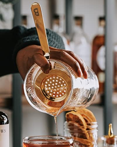 Elegant Antique-Style Hawthorne Bar Strainer