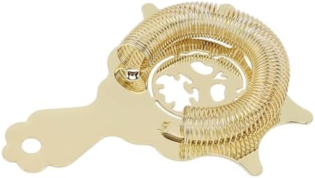 Multifunctional Detachable Professional Bar Strainer for Bartenders Gold