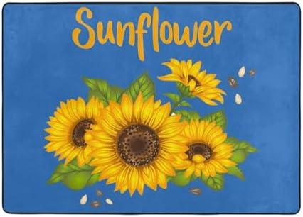 Sunflower Non-Slip Floor Mat - Home Kitchen