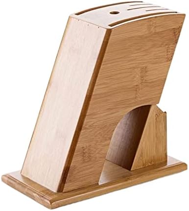 Zaego Bamboo Kitchen Knife Holder Block
