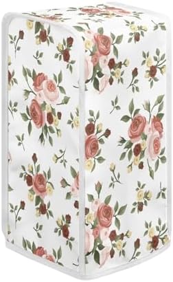TODIYADDU Pretty Rose Camellia Can Opener Dust Cover Easy to Use Durable Fit