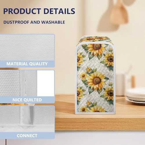 Sunflower Electric Can Opener Dust Cover