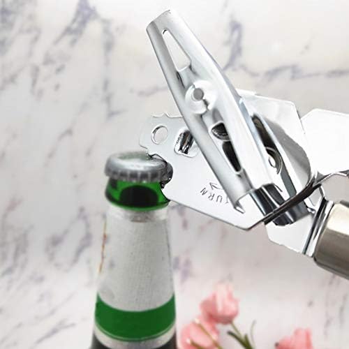 Hemoton Electric Can Opener Stainless Steel PP Material Compact Ergonomic Design