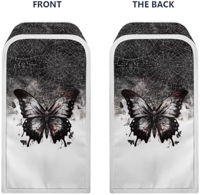 Suhoaziia Black Butterfly Can Opener Organizer Cover Case