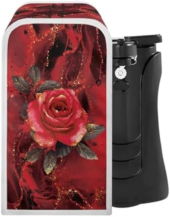 Red Rose Can Opener Cover Durable and Stylish