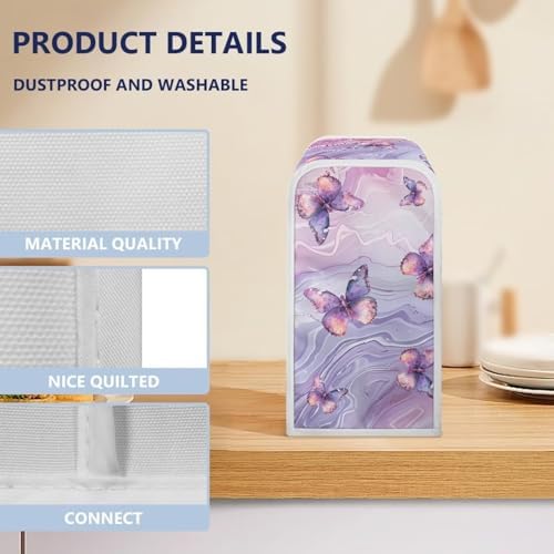 Butterfly Can Opener Cover Dust Stain Protection Anti-Fingerprint Kitchen Applique