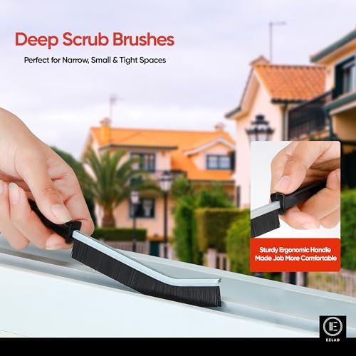 5-Piece Crevice Cleaning Brush Set for Multifunctional Cleaning