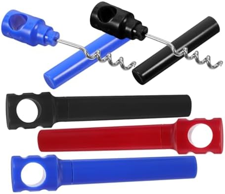 Effortlessly Open Bottles Complete Portable Wine Opener Set 5pcs