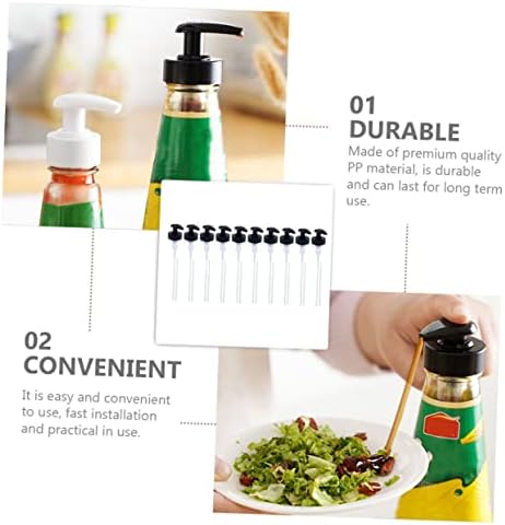 10-Pack Highlighted Oyster Sauce Dispenser Set