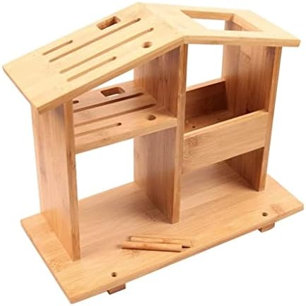 ZAEGO Bamboo Knife Holder Space-Saving Storage