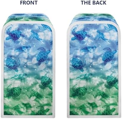Durable Blue and Green Turtle Electric Can Opener Cover with Water Repellent Protection