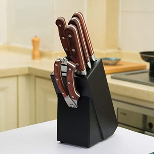ZAEGO Kitchen Knife Holder Rubber Wood Block