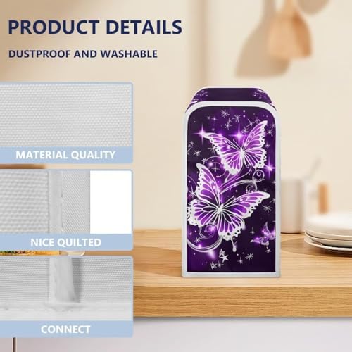 ZOUTAIRONG Sparkling Butterfly Electric Can Opener Cover Ensure Clean Festive Kitchen