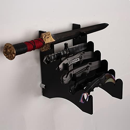 HHUXIUE Acrylic Knife Rack - Storage Display Stand