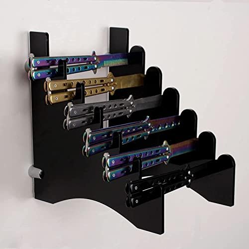 HHUXIUE Acrylic Knife Rack - Storage Display Stand