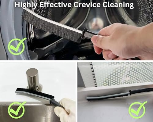 Premium Hard-Bristled Crevice Cleaning Brush