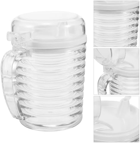 4PCS Plastic Condiment Bottles Set of 4