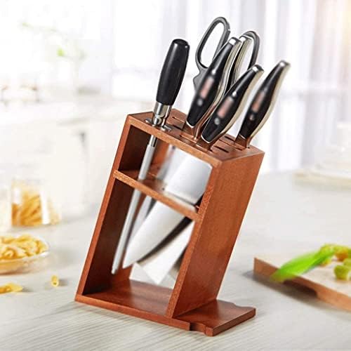 ZAEGO Solid Wood Knife Holder with Ventilated Design