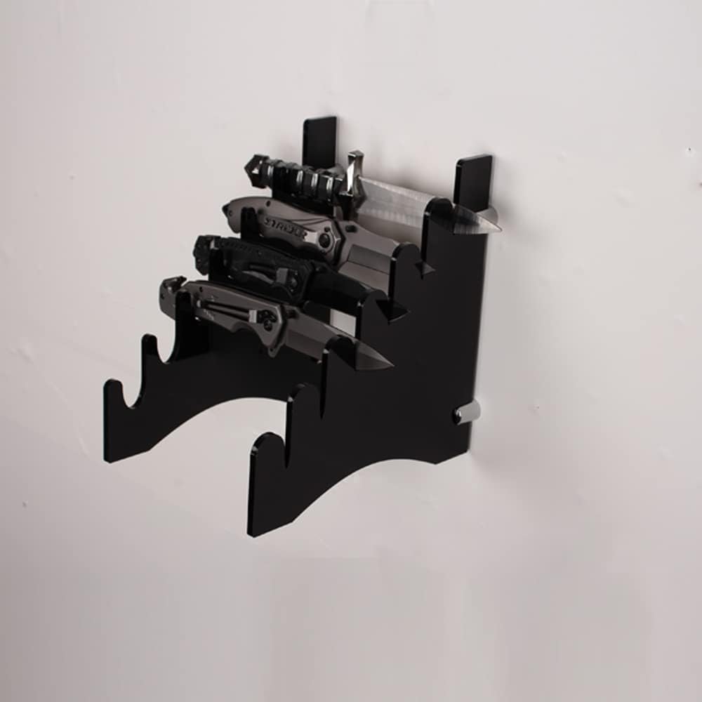 HHUXIUE Acrylic Knife Rack - Storage Display Stand