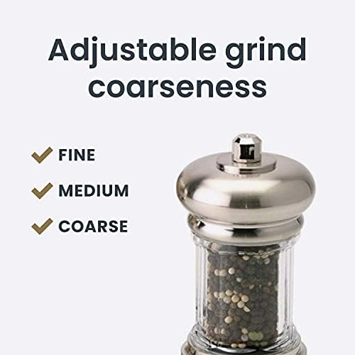 Olde Thompson - 7-Piece Pepper Mill Salt Shaker Set