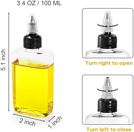 Bekith 40-Piece Oil Dispenser Bottles for Camping Travel