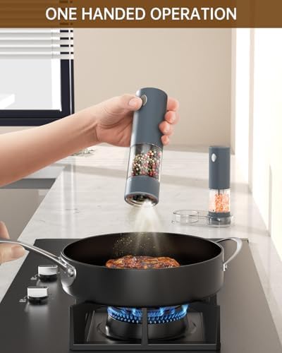 Circle Joy Electric Salt Pepper Grinder Set