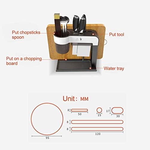 Stainless Steel Kitchen Knife Holder Durable Multipurpose Heavy Duty