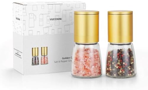 Vucumber Gold Pepper Salt Grinder