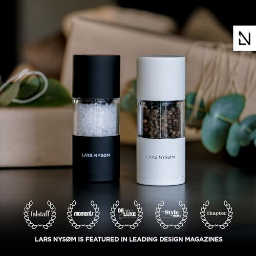 Enhance Flavor with LARS NYSM Salt and Pepper Grinder Set