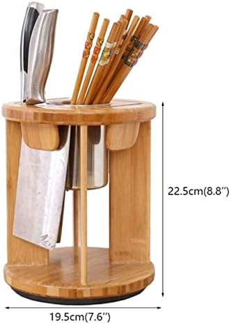 Rutavm Bamboo Kitchen Knife Holder
