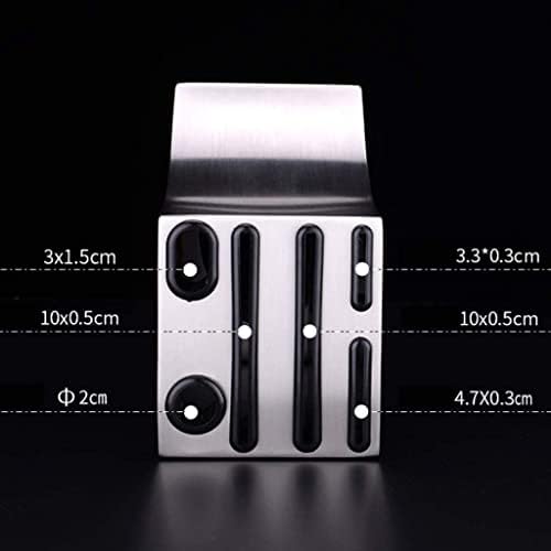 ZAEGO Kitchen Knife Holder Storage Block 304 Stainless Steel
