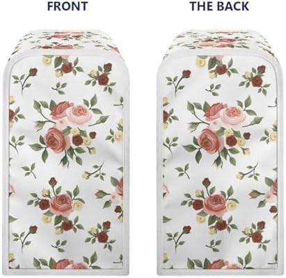 TODIYADDU Pretty Rose Camellia Can Opener Dust Cover Easy to Use Durable Fit